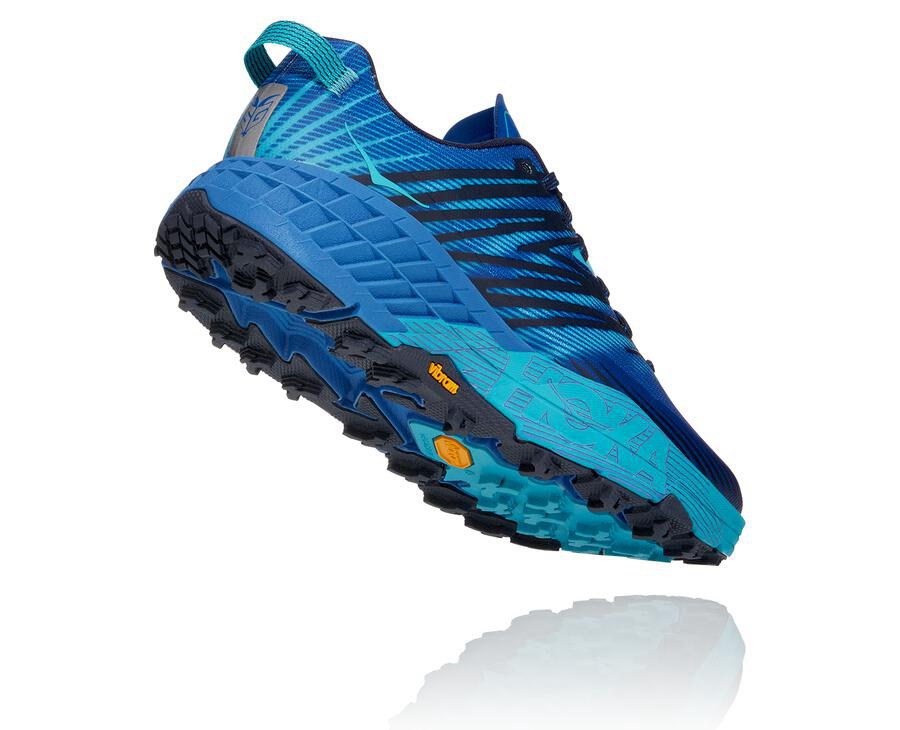 Zapatillas Trail Hoka One One Hombre - Speedgoat 4 - Azules - JMA659230